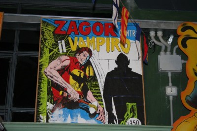 Quadro tempera su tela ZAGOR